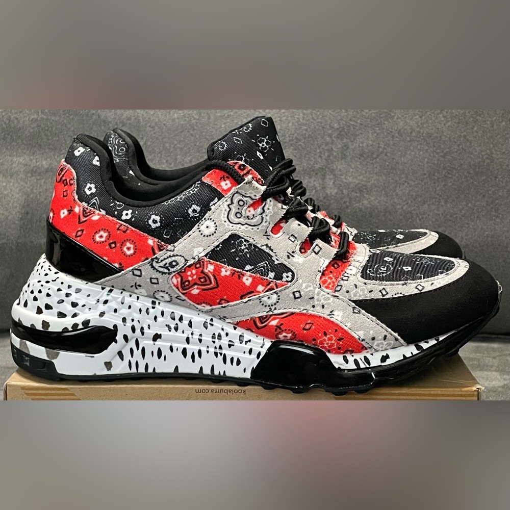 SOLD SOLD SOLD SOLD Steve Madden BARRA-B Red Black Bandana BRRB01S1 Designer